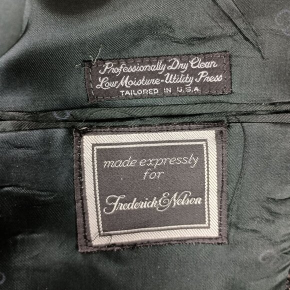 Vintage Christian Dior Monsieur for Frederick & Nelson Mens Blazer Gray Size 42L - Picture 4 of 11